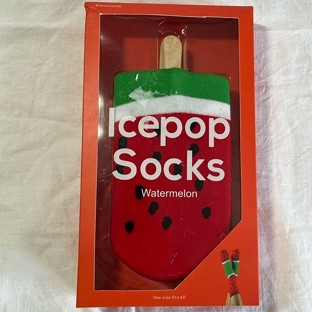 Icepop socks - Watermelon design